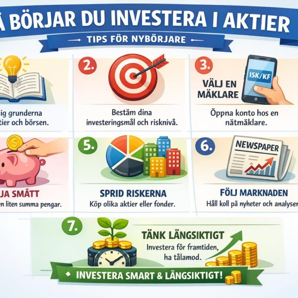 Hur börjar man investera i aktier som nybörjare?