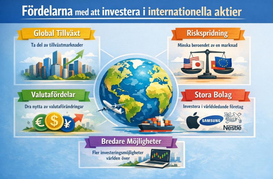 Fördelarna med att investera i internationella aktier
