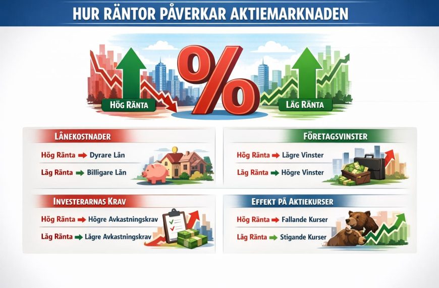 Hur påverkar räntor aktiemarknaden?