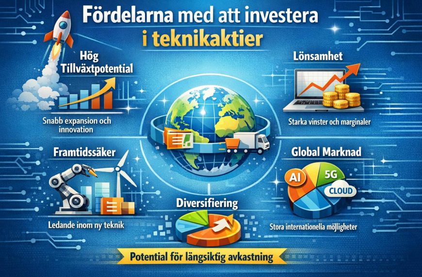 Fördelarna med att investera i teknikaktier